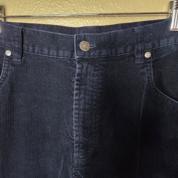 Brooks Brothers Mens Navy Fine Wale Corduroy 5 Pocket Straight Pants-Size 38x32 - Picture 3 of 9